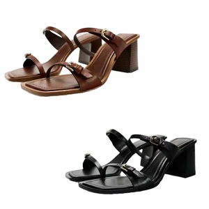 2026 Custom Fashion Sandals for Women and Ladies Heels Sandal for Women  Pumps New Style Thin High Heels Shoes Anti-Slippery