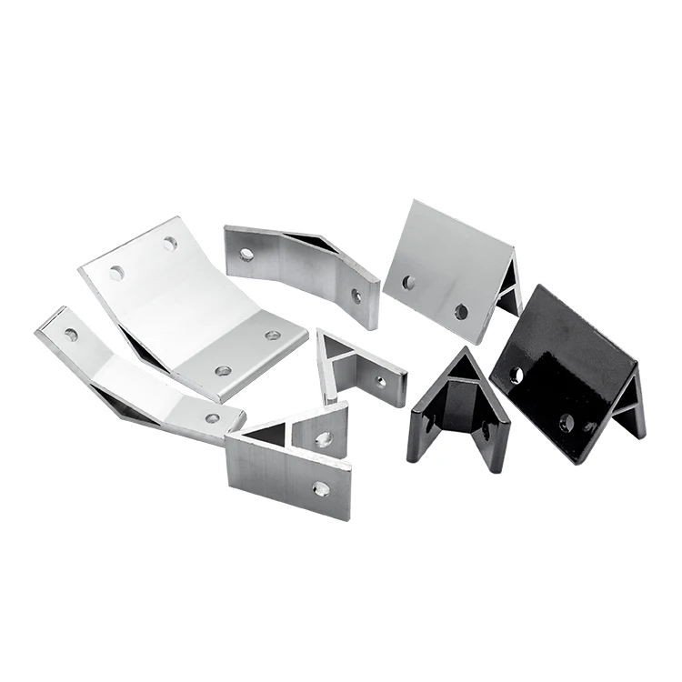 Industrial Aluminum Profile Accessories, 45 Degree Corner Code Connectors, 135 Degree Angled Fixators, Corner Fittings factory