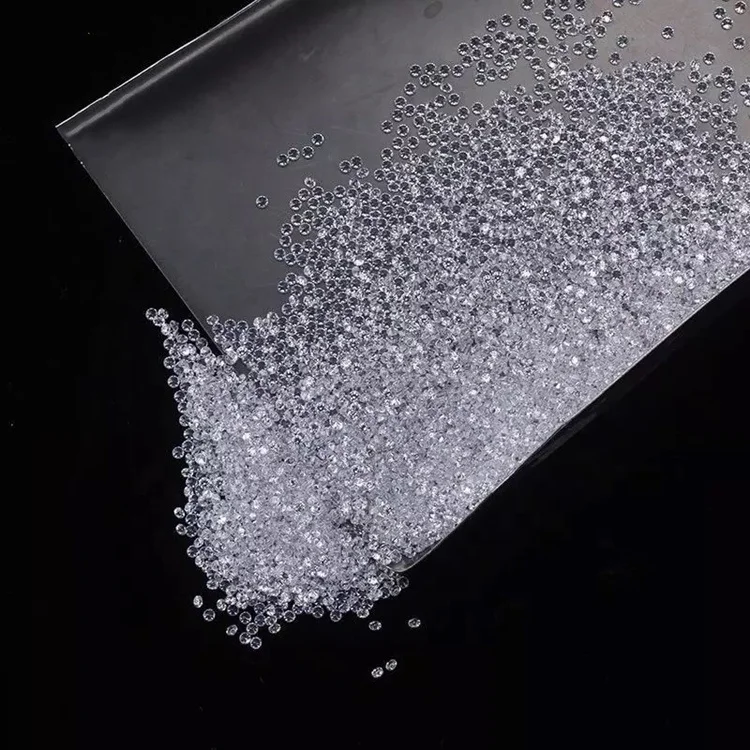 0.8 -2.8mm white d ef synthetic diamond stone vvs loose moissanite
