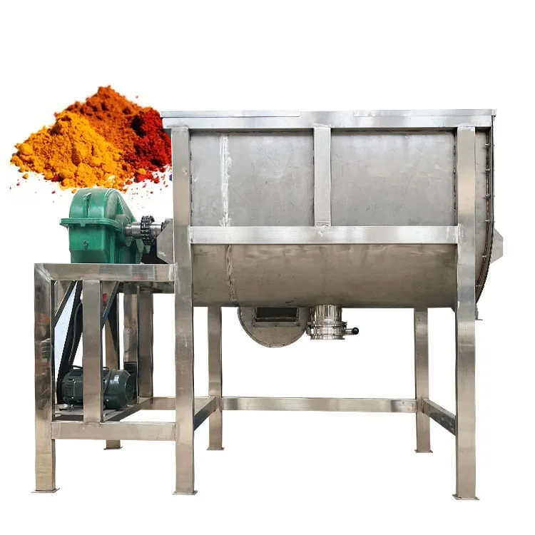 Factory Price Horizontal Ribbon Blender Mixer For Powder Mixing