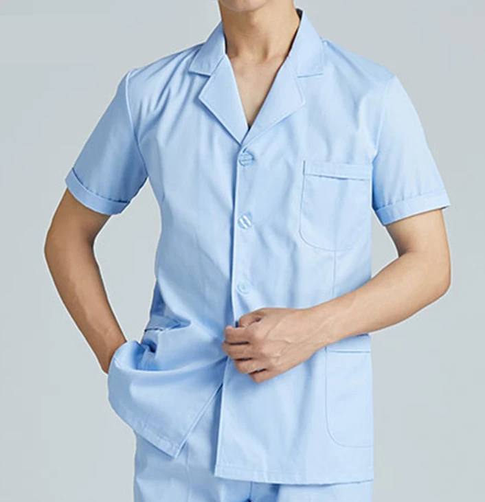 Professional Lab Coat Hospital Uniforms Custom Long Sleeve Medical Uniform Lab Coat Clinic Doctors N