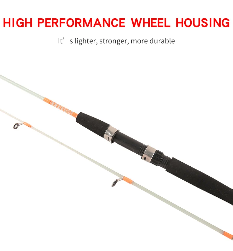 Wholesale Price Fishing Pole 1.2m/1.35m/1.5m/1.65m/1.8m Solid Fiber