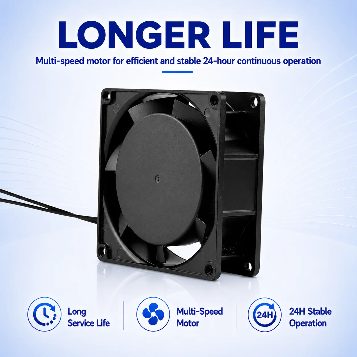 Axial Flow Fan, WKH, 75WKH4-SB, 110V, 0.16A - detail 14