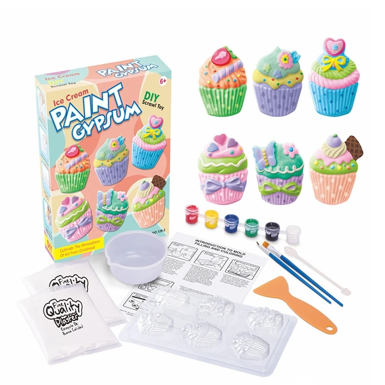 Best Selling Diy Gypsum Painting Set Kids Educational Crafts And Arts