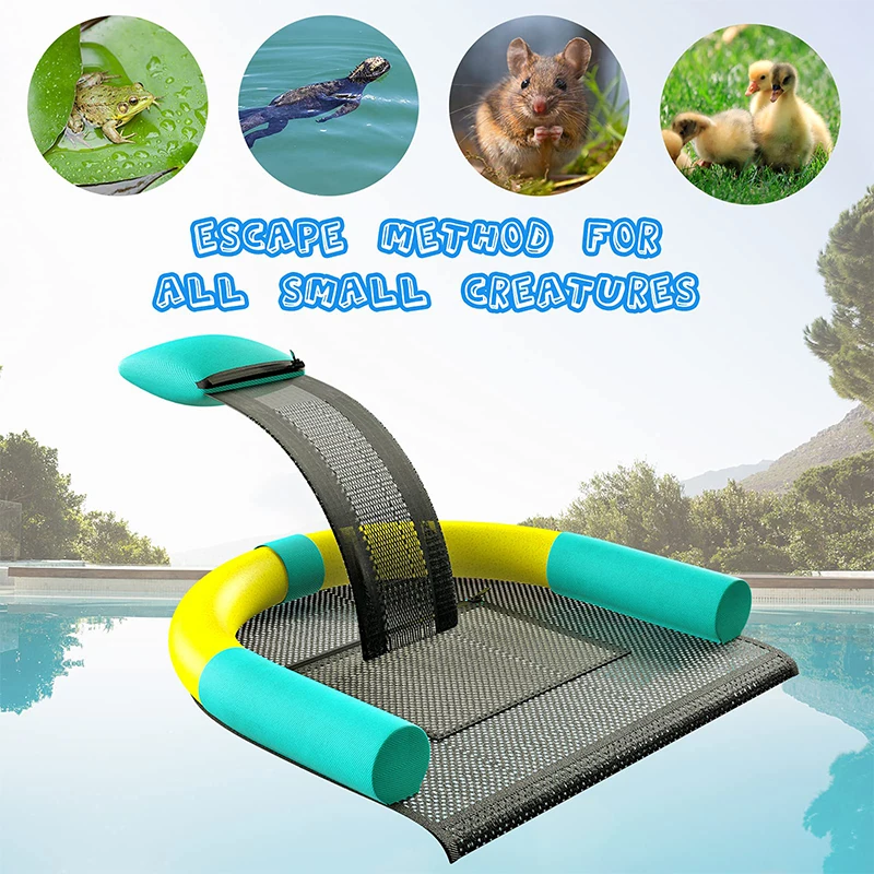 3X Bovake Animal Saving Escape Ramp for Swimming Pool Animal Rescue Escape Ramp Suitable for Duck Frog Turtle Chipmunk and More 