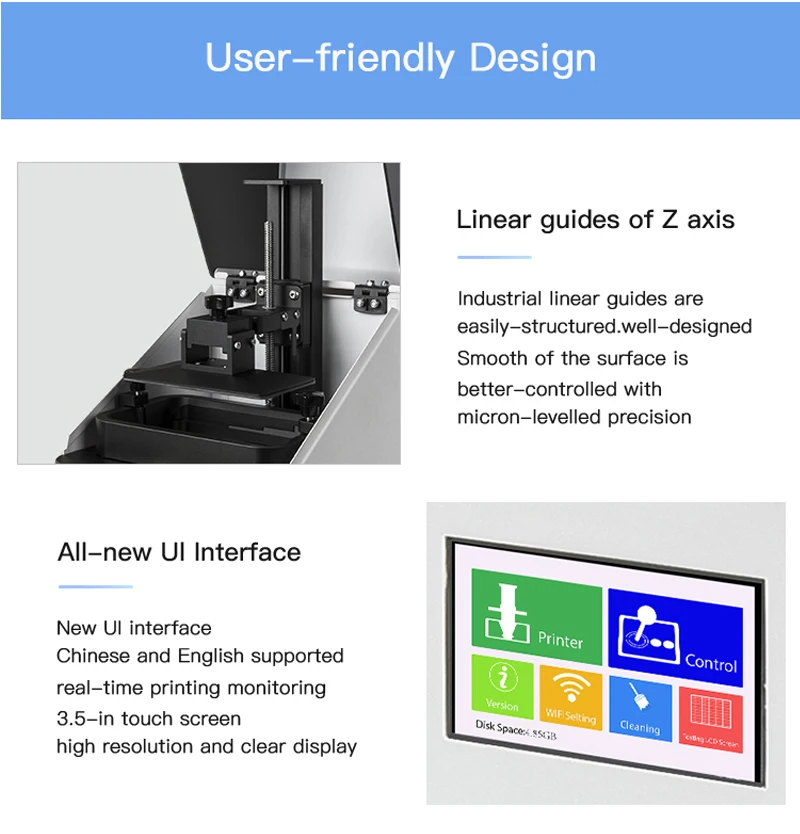 Yihui 3D Printer for jewelry, dental, education, LCD printer