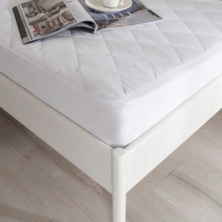 Хит продаж, хорошо спящий дешевый полиэстеровый стеганый защитный чехол для матраса