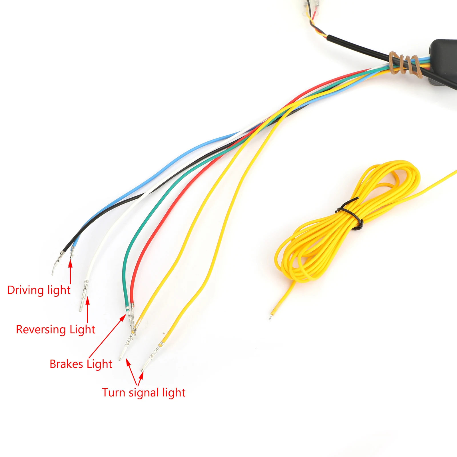 Spoiler posteriore in alluminio regolabile universale per berlina con LED_voghion.com