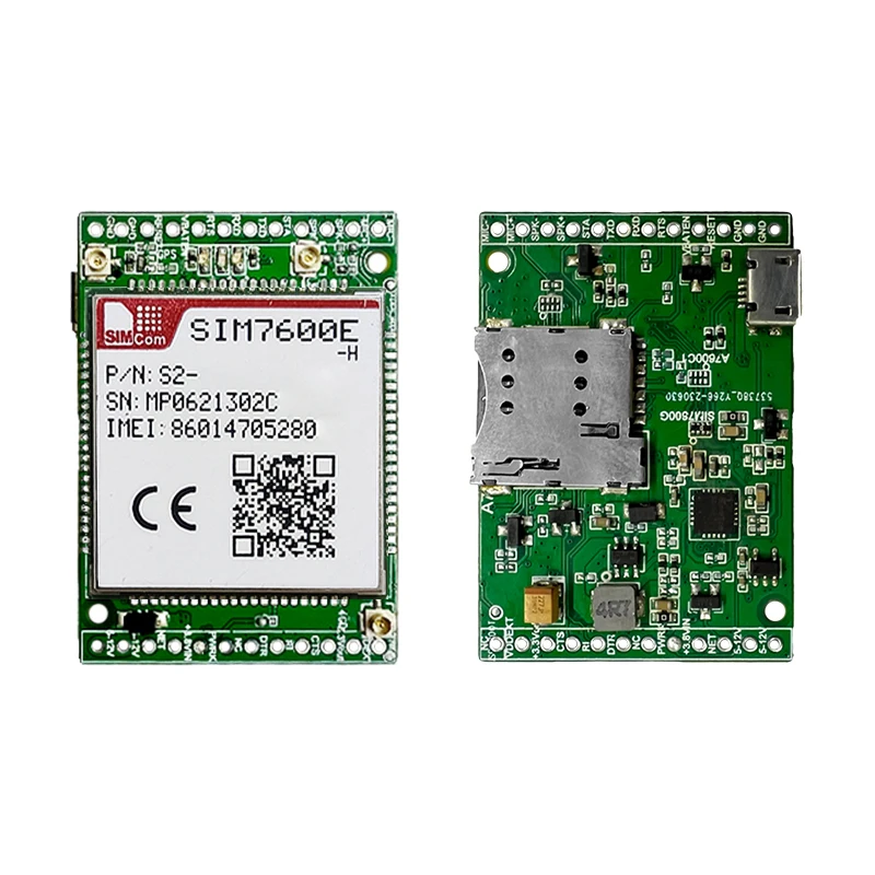 SIMCom SIM7600E-H LTE Wireless Communication Module SIM7600E Cellular 4G GPS GNSS Development Core Board Kit 44.45x31.75mm