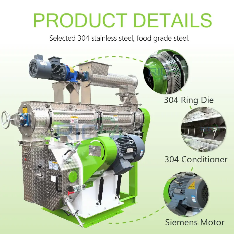Best Price 1-2t/h Animal Chicken Poultry Feed Mill Equipment in Usa