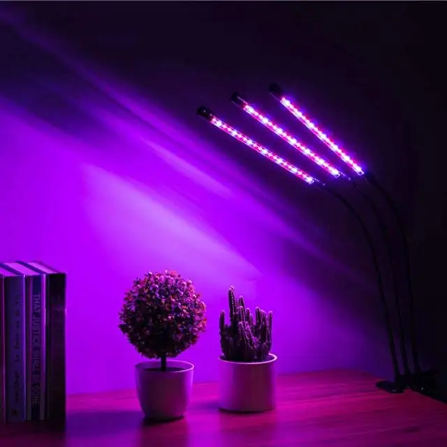FANHAO LED Pflanzenlampe Mit Ständer – Höhenverstellbar, Zeitschaltuhr, 3 Lichtmodi & 10 Helligkeitsstufen