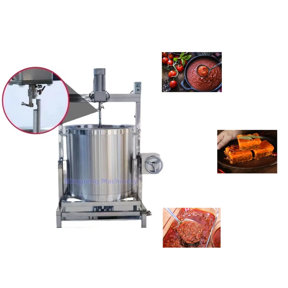 Stirring Machine Non-stick Pan Automatic Cooking Mixer Automatic Hot Pot Jam Sauce Mixing Machine