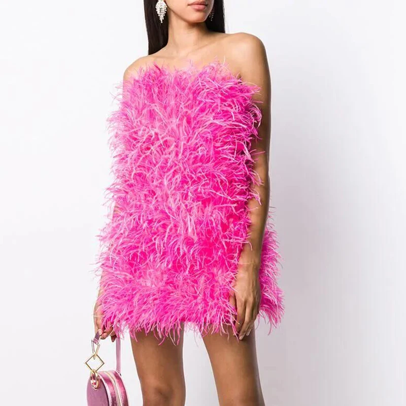 Buy Ostrich Feather Dress,Ostrich ...