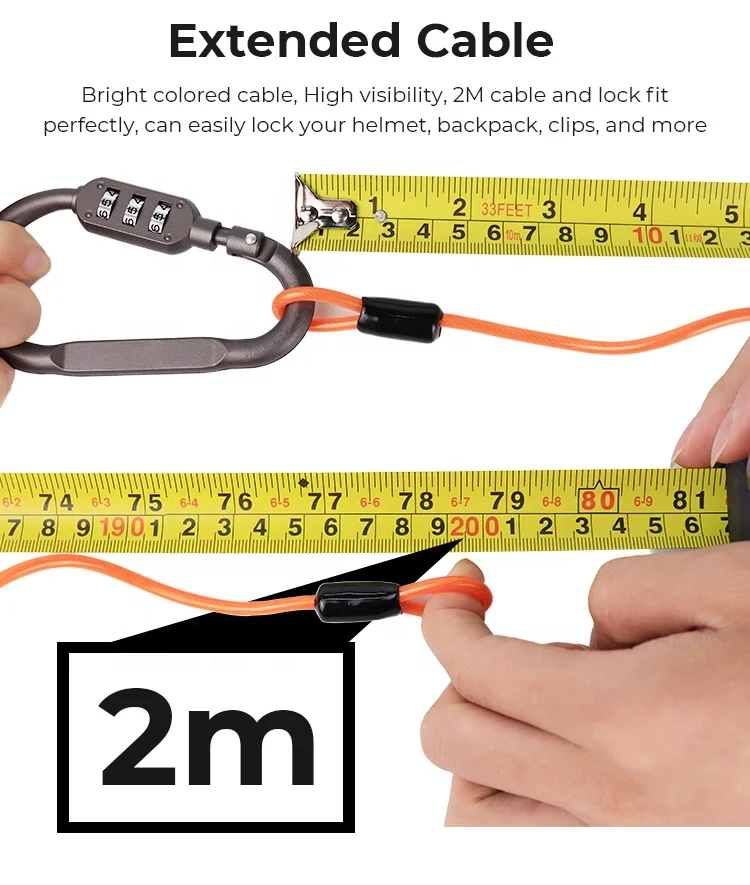 KOVIX Portable Mini Bike Helmet Lock Anti-Theft Security