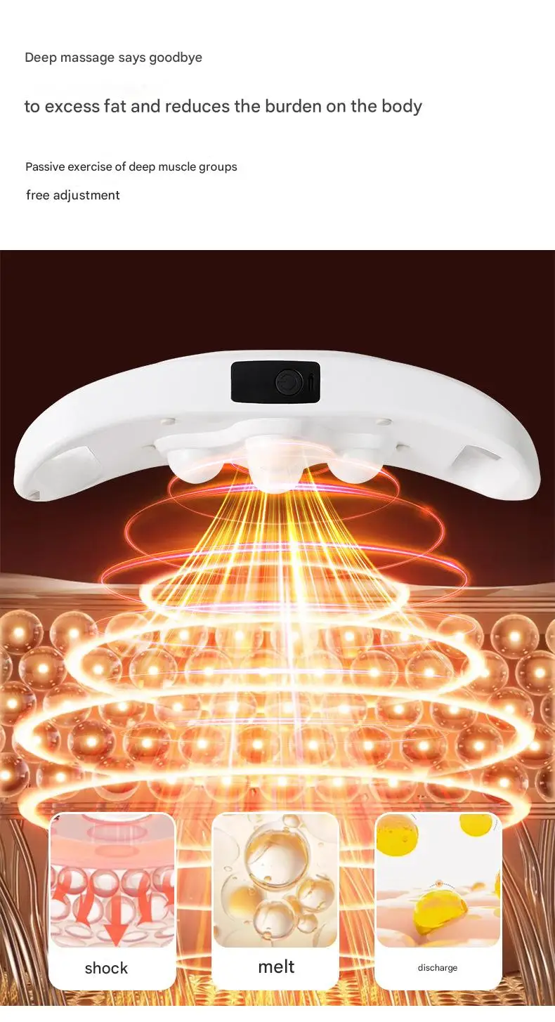 Ceinture de massage du ventre multifonctionnelle, qui aide à brûler les graisses et à perdre du poids, pour divers scénarios d'utilisation à domicile.