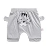 O-pp pants gray tiger head