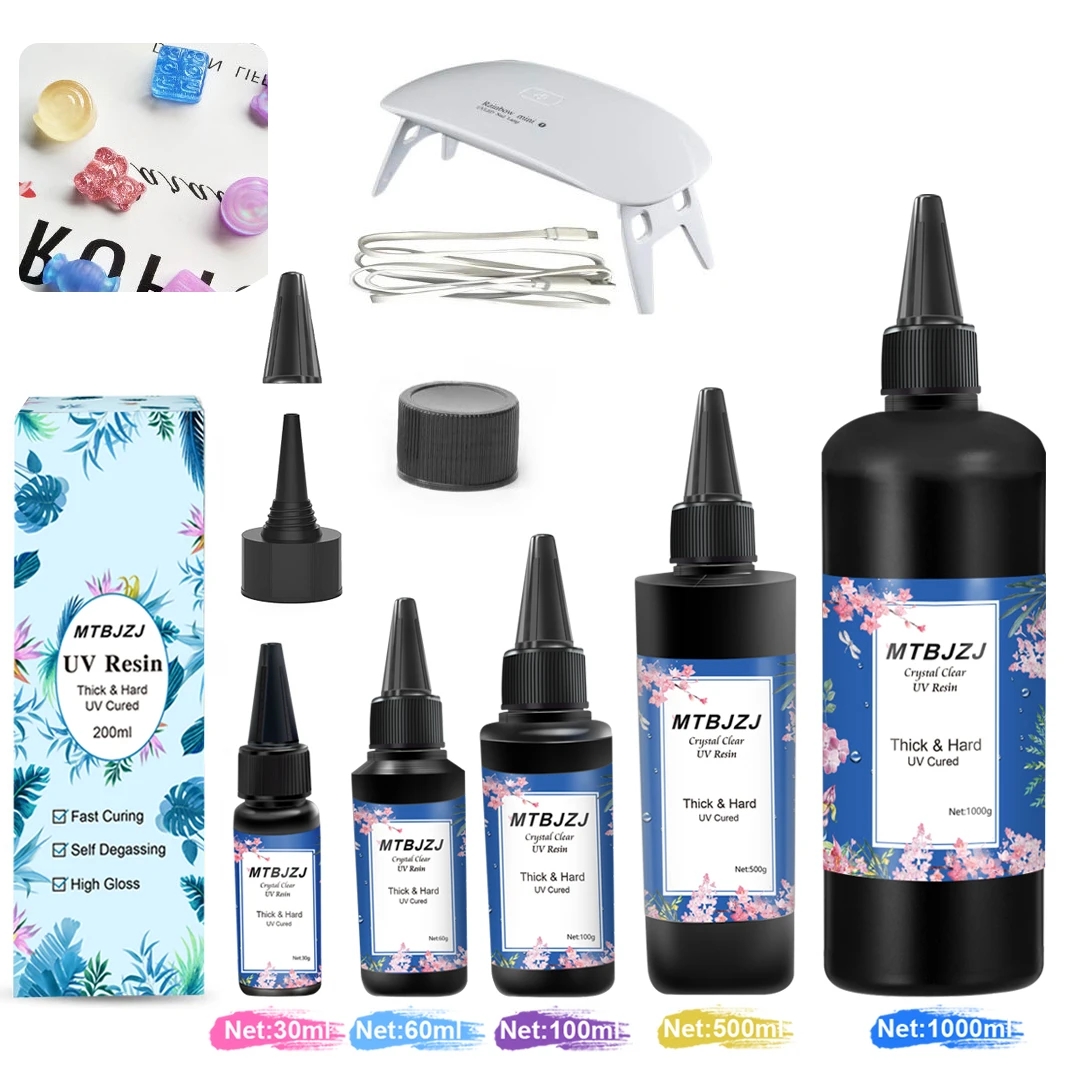 Uvled Hardening Crystal Adhesive Crystal Clear Uv Light Glue Crystal