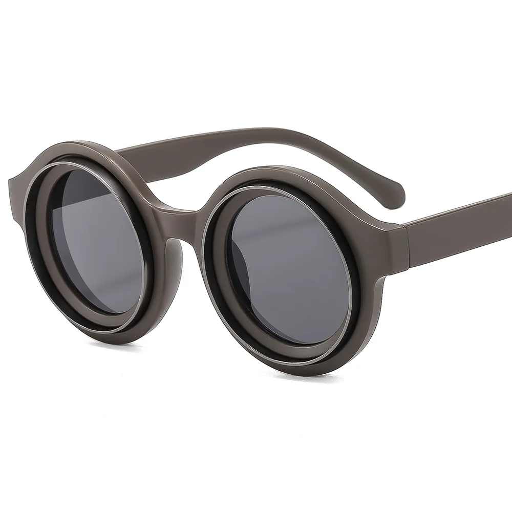 2024 New Small Frame Round Steampunk Sunglasses Men Luxury Brand Y2k Punk Star Sun Glasses for Male Shades Vintage Eyewear UV400