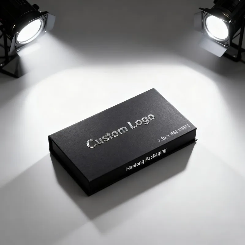 product customized black book shaped cardboard packaging box magnetic credit vip card gift box recyclable paper boxes with inserts-4