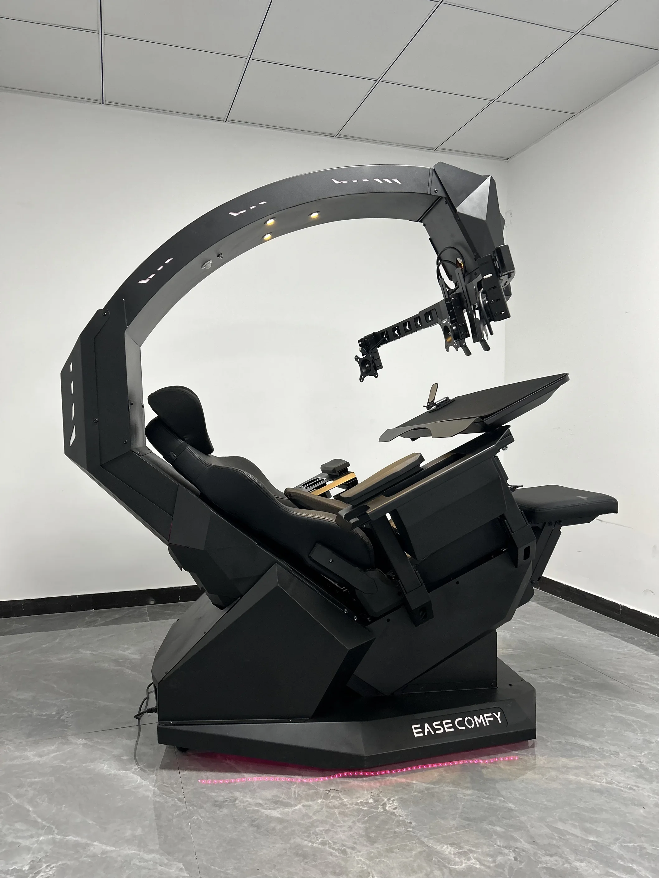 T2 EASE COMFY Ergonomic zero Gravity Recline Chair Cockpit Super Comfortable Ease Adjustable Computer Workstation