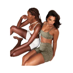 MLY Women's Seamless Sports Bra Shorts Gym Clothes Fitness Sportswear for Running Workout Yoga-Athletic Bodysuit & Jumpsuit