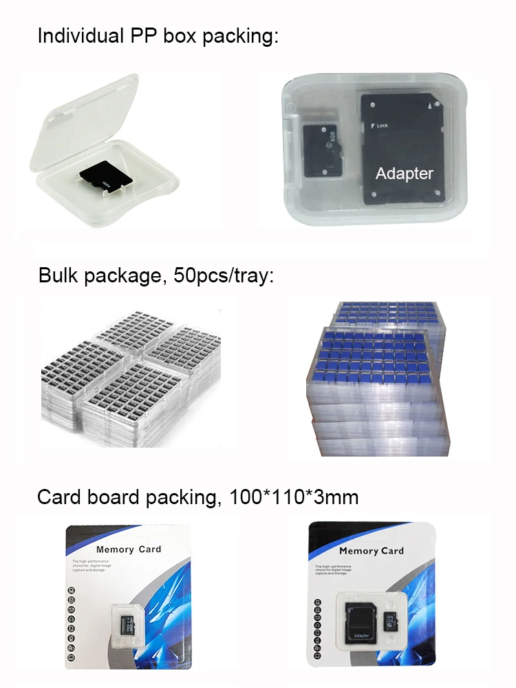 Factory Wholesale OEM Brand TF Card for Mobilephone Camera Dvr Video Record 16gb 32gb Micro Memory Card - ANKUX.COM