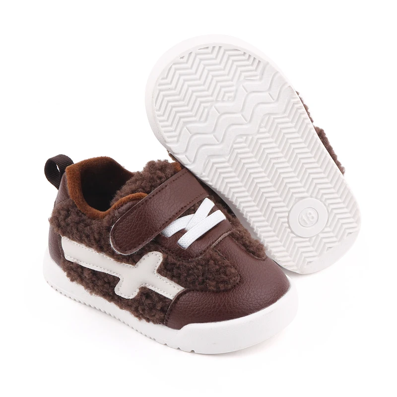 High Quality Winter Toddler Baby Kids Shoes Hook&loop Design 2022 details