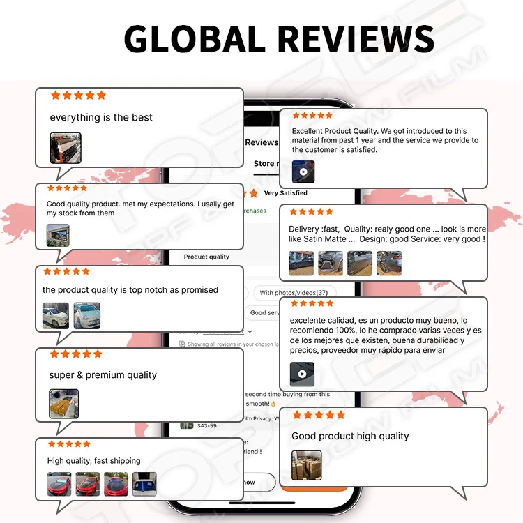 High Performance 90% IR Rejection 90% UV Rejection More than 5 Years Warranty Color PPF Paint Protection Film for Cars