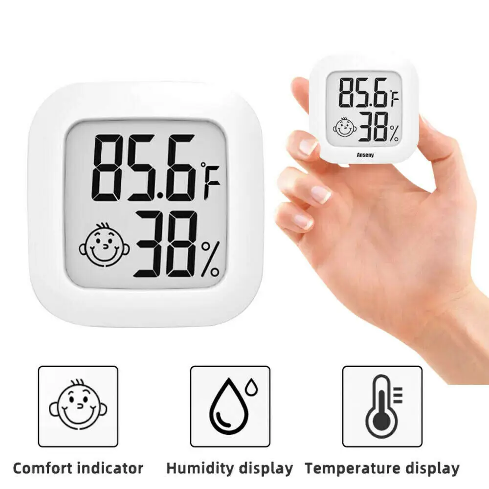 Smart Wireless Humidity Meter Monitor Temperature Meter Mini Thermo Hygrometer