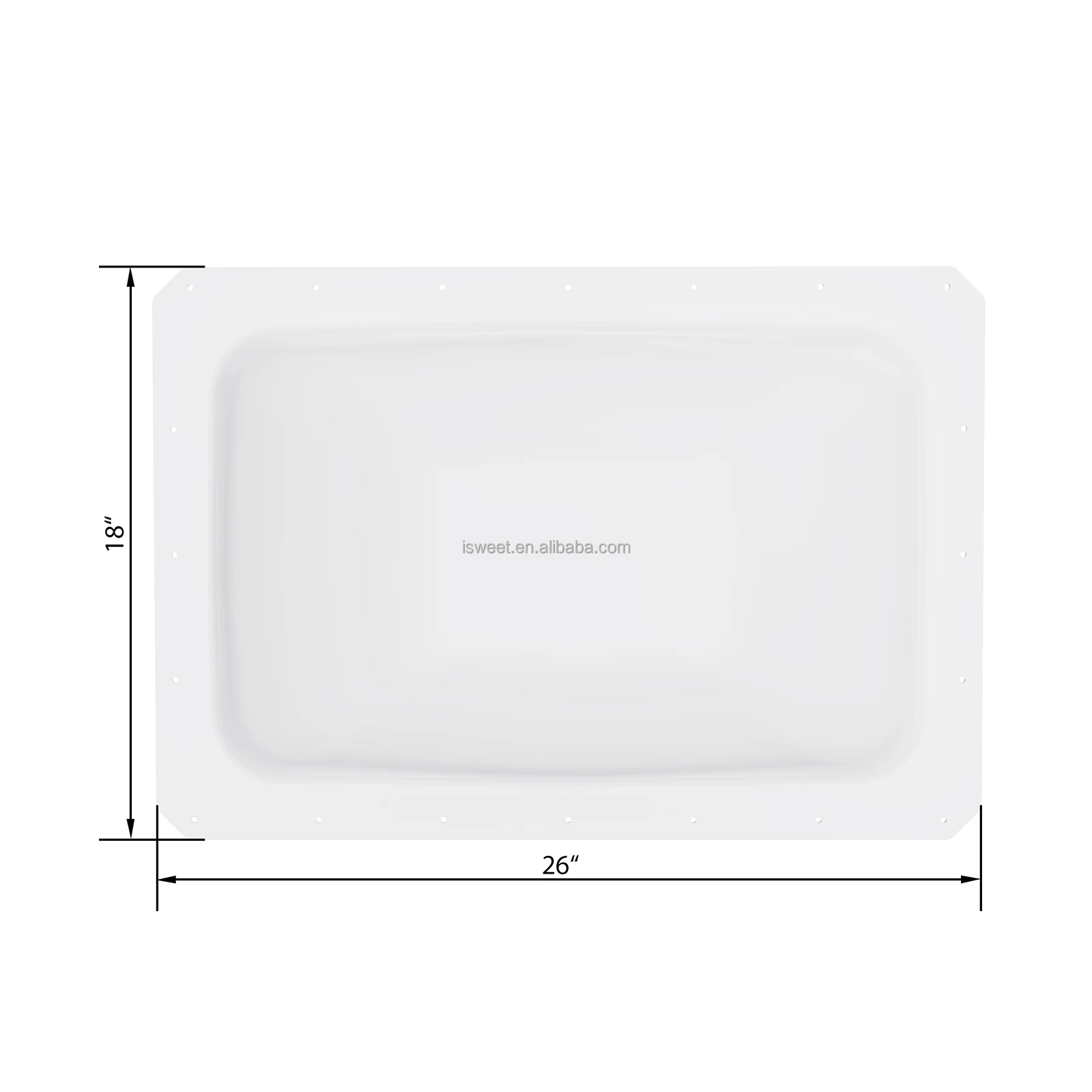 Rv Skylight 14x22" Rv Skylight Inner Dome With Clear Window Buy