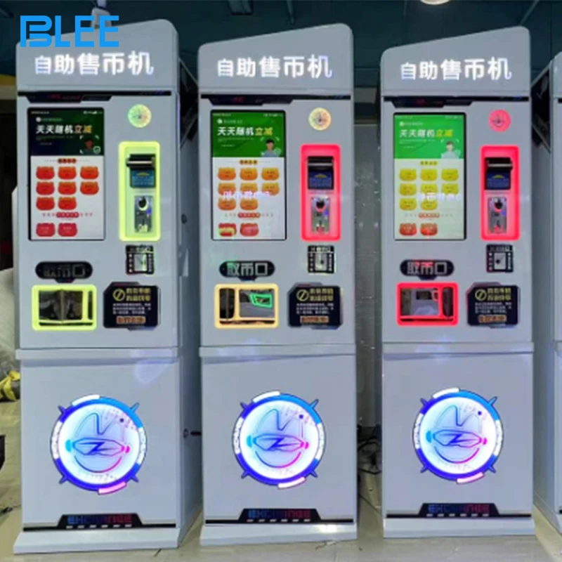 Custom Token Coin Exchange Machine Auto Atm Currency Exchange Machine Coin Change Dispenser Coin Change Vending Machine Arcade