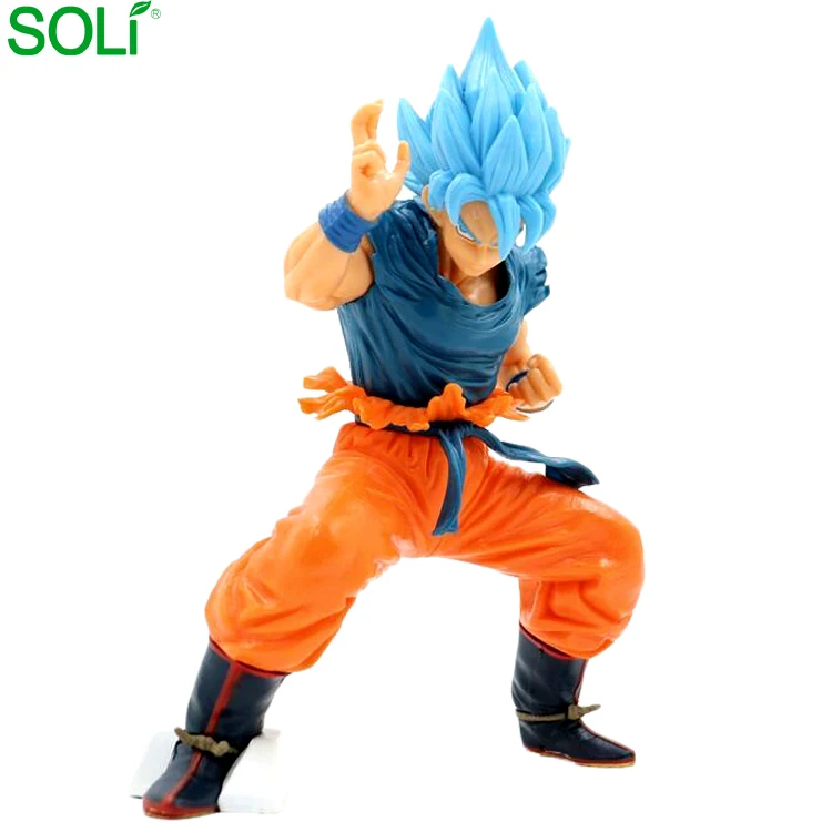  Venta al por mayor OEM personalizado cabello azul DBS DBZ Goku super azul super saiyan son goku de