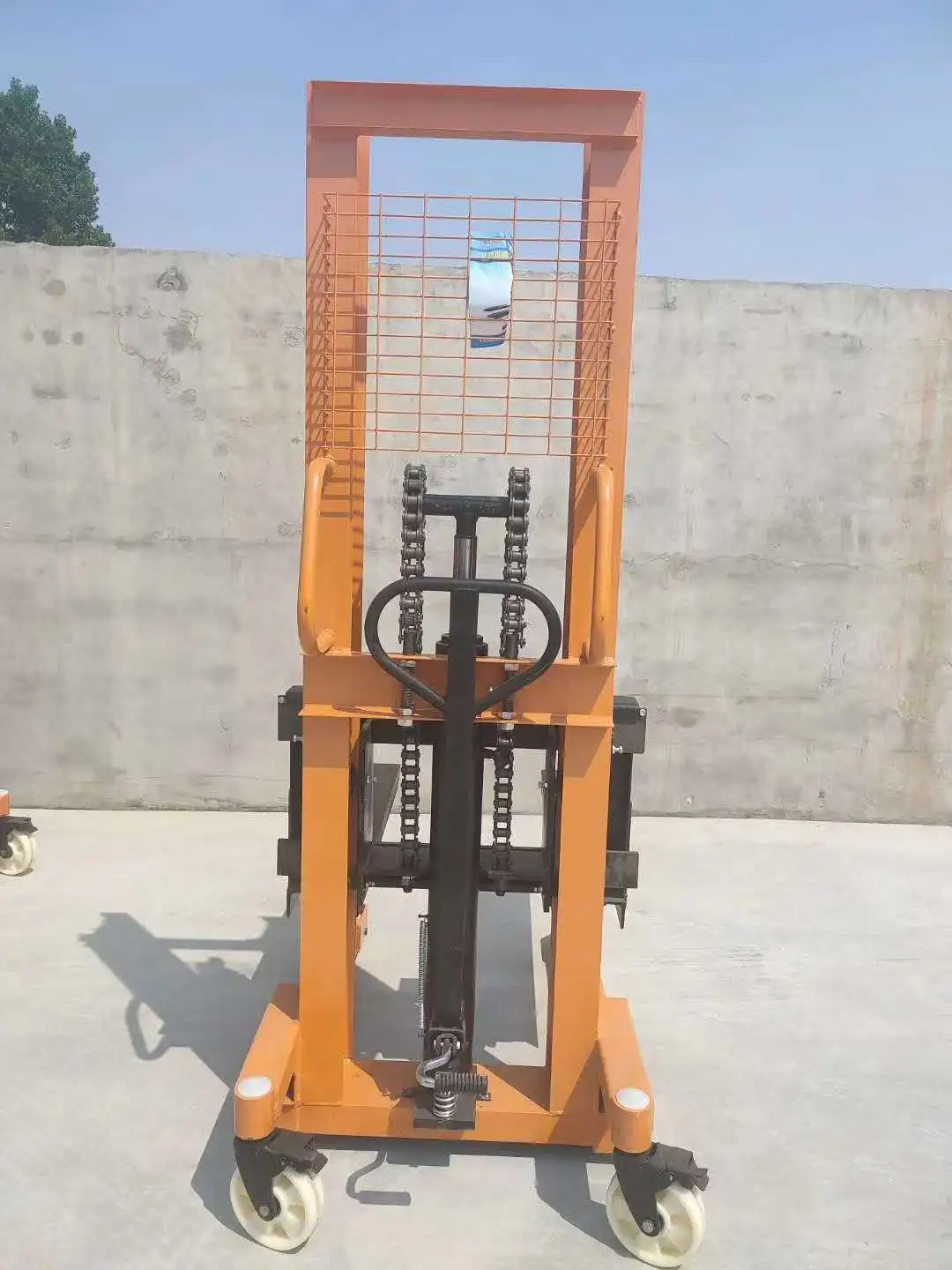 Mini Hydraulic Lifting Manual Hand Pallet Portable Stacker