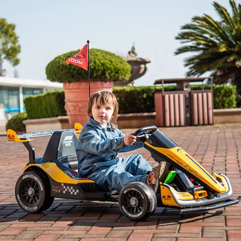 Hot Sale Children's Electric Karting Car Adults Can Ride Go Karts Kids Drift Car Children Four Wheel Dual Drive Kart Racing Car