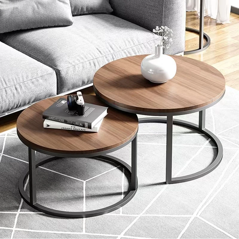 Modern Simple White Round Coffee Table A Set Of Two - Buy Cheap Coffee ...