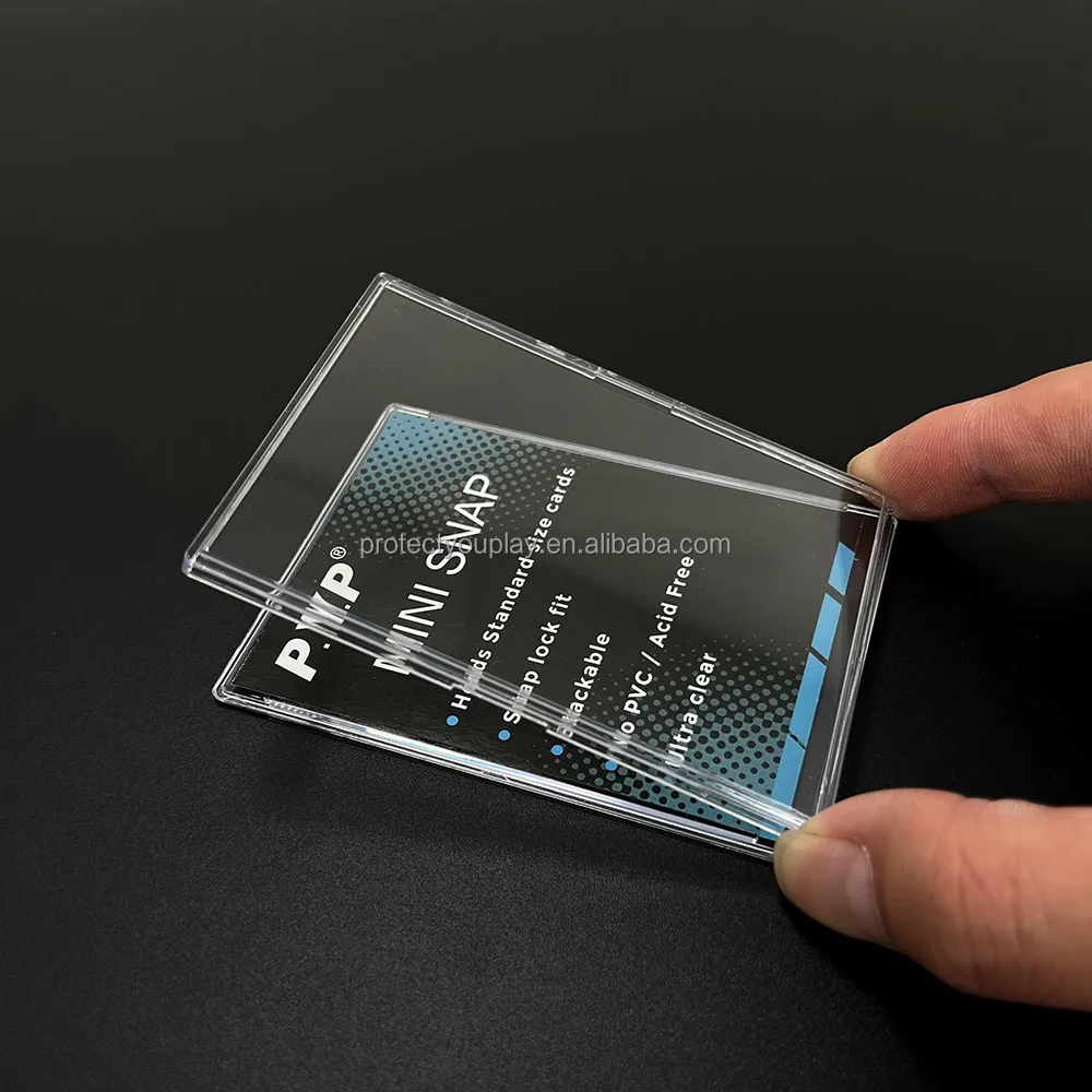 Mini Snap Card Holder - Perfect for Trading Card Storage