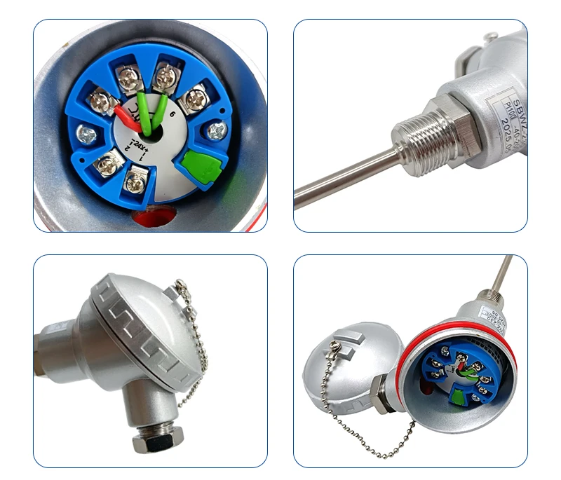 product-800-685 High-quality Precision Temperature Measurement with Temperature Transmitter Industrial PT100 Temperature Sensor