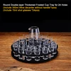 Round-24 holes+24 cups+1 decanter(No handle)