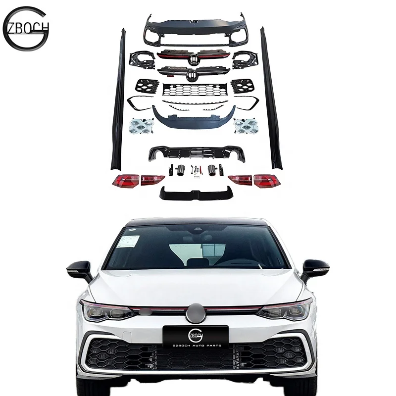 Wholesale Bodykit For Vw Golf 8 Mk8 Upgrade Gti Body Kit Golf 8 Gti Car ...