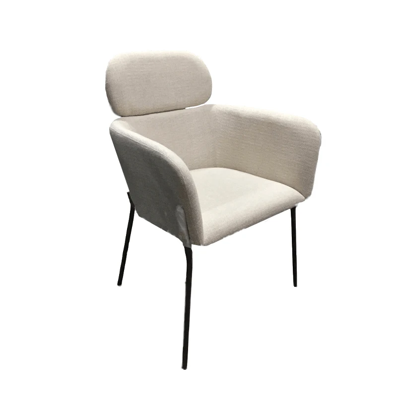 Европейский современный стиль бархатная ткань обеденный стул для гостиной