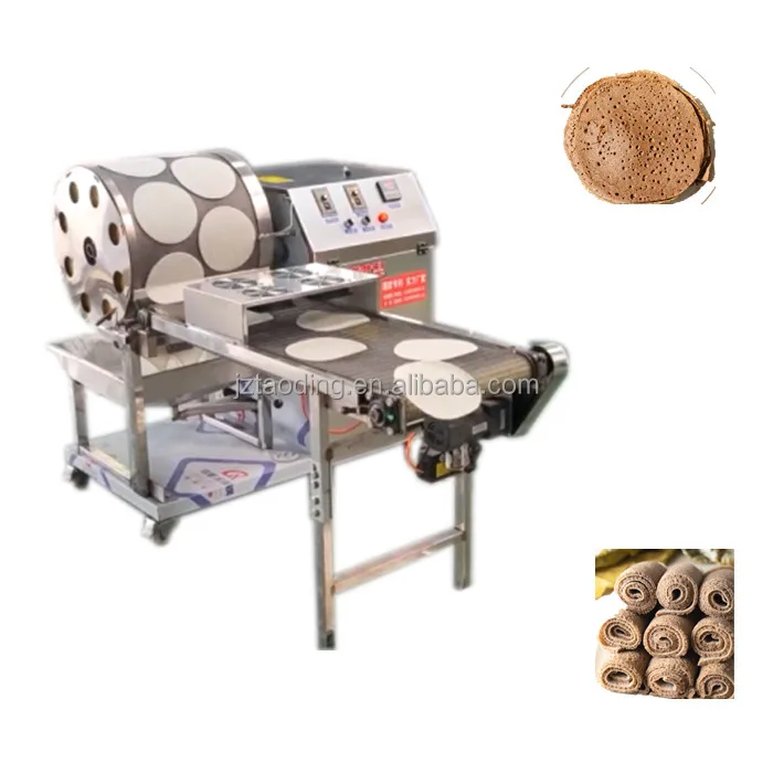 Multifunctional	wase Mitad Injera	crepe Machine Automatic Pancake Makers	crepe Spreader