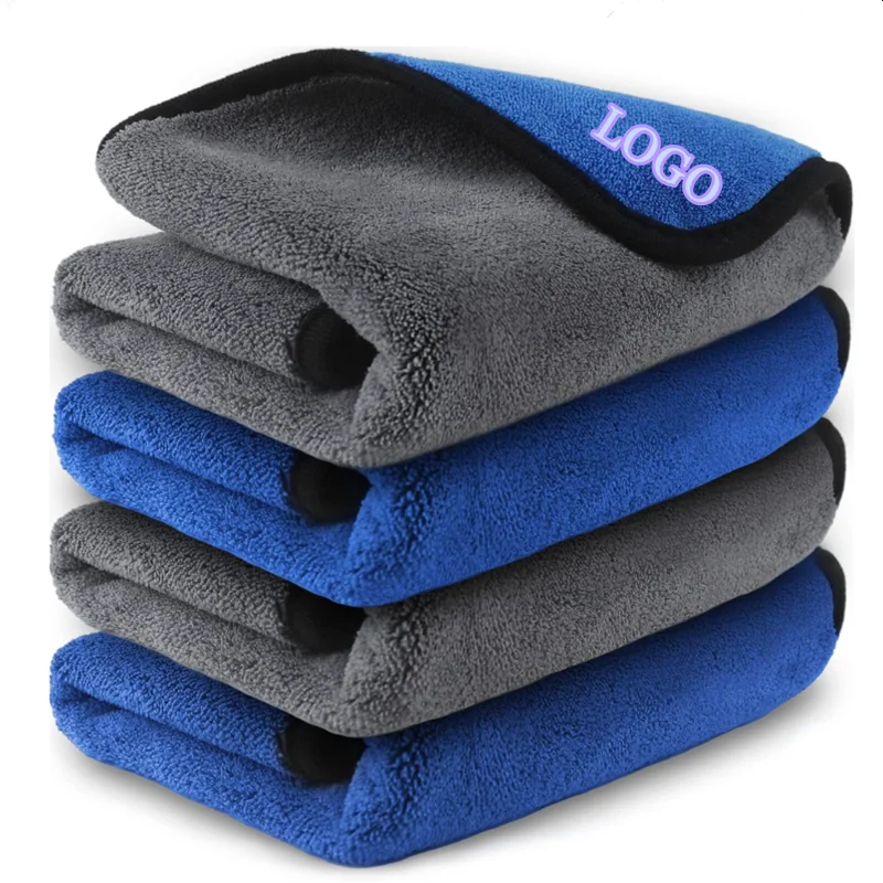 Premium 6001400gsm Doublesided Coral Velvet Absorbent Auto Detailing