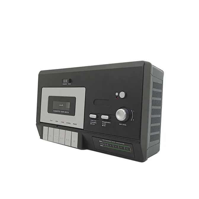 USB Cassette Recorder for MC & MP3 Recordings Tape Recordable Cassette with USB-PC Recording RCA Output and Built-in Speaker