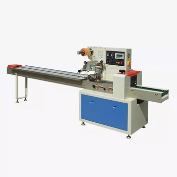 High-Speed Automatic Bread Pasta Bags Packaging Machine Pillow Type Food Packing Sealing Machine