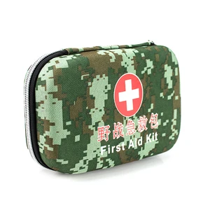 Outdoor camouflage printed camping  treatment  eva first aid kit  case first aid case