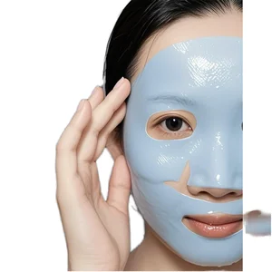 Real Deep Hydrating Overnight Pore Minimizing Infused Vitamin C Sensitive Oily Organic Bio-Collagen Face Hydrogel Sheet Mask