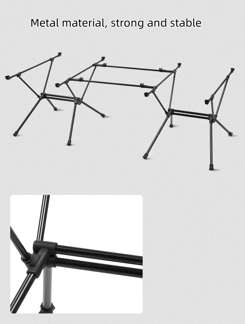Portable Aluminum Furniture Foldable Metal Camping Table Bbq Outdoor