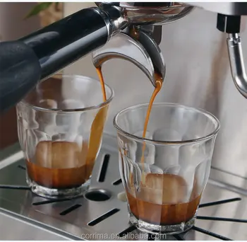 シルバーシルバーエスプレッソマシン、15バール家庭用エスプレッソ