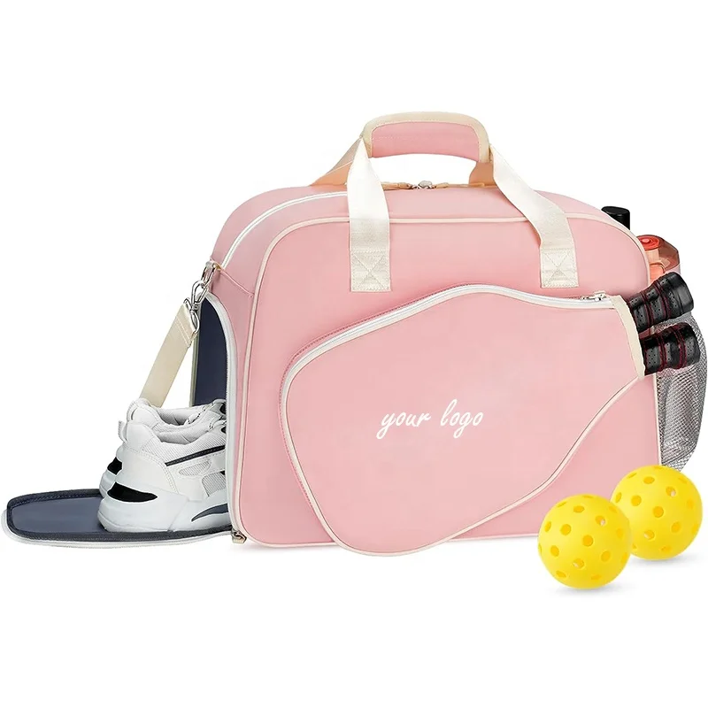 Sac De Pickleball Grand Capacité - Compartiment Chaussures, Séparation Sec/humide, Bandoulière Amovible