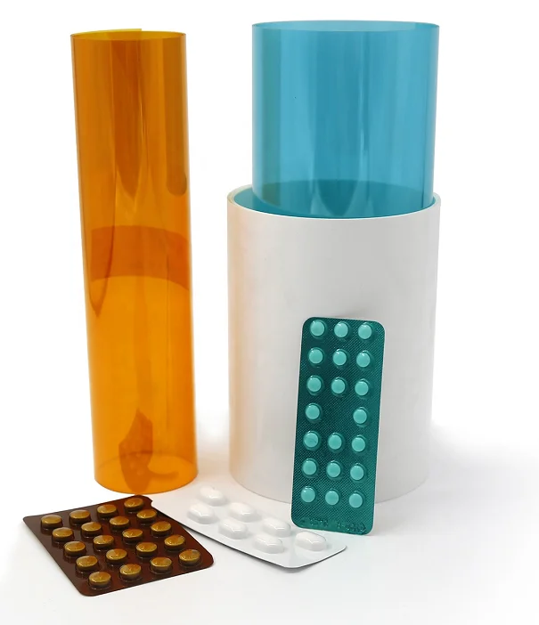 Фармацевтическая блистерная упаковка прозрачный ПВХ жесткий лист